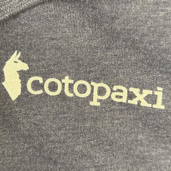 Cotopaxi Hoodie Mens Large Gray Full Zip Fleece Lined Organic Cotton Sweatshirt - Picture 3 of 7